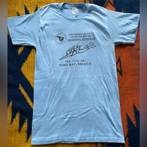 VTG 83’ Graphic Tee Shirt. Size Medium. Search & Recovery Training Program. - Picture 1 of 6